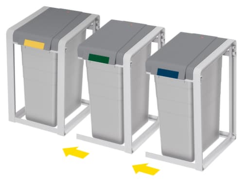 Hailo Afvalbak ProfiLine ÖKO XL, 1 x 38 l