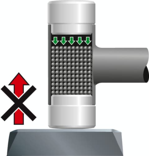 GEDORE 248 H-60 Niet-terugspringende soft-face hamer Ø 60 mm