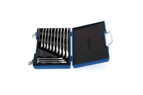 GEDORE 7 R-012 Set steeksleutels met ringratel 12 stuks 8-19 mm