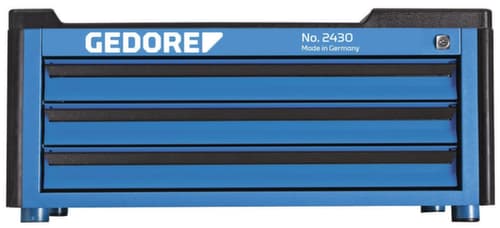 GEDORE 2430 Gereedschapskist met 3 laden