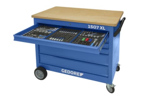 1507 XL-TS-308 Rollenwerkbank met assortiment