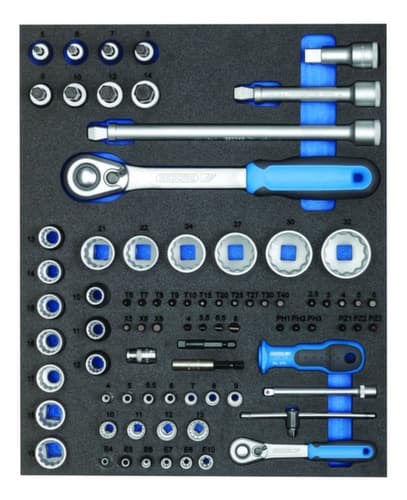 TS CT2-D19-D20 Dopsleutelset 1/4"+1/2" in 2/4-controlemodule