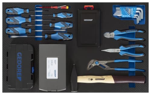 GTT B-S-177 gereedschapswagen met 177-delig assortiment