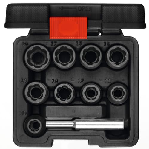 GEDORE R68003010 Spiraal frees 1/2" 10-19mm 10-delig