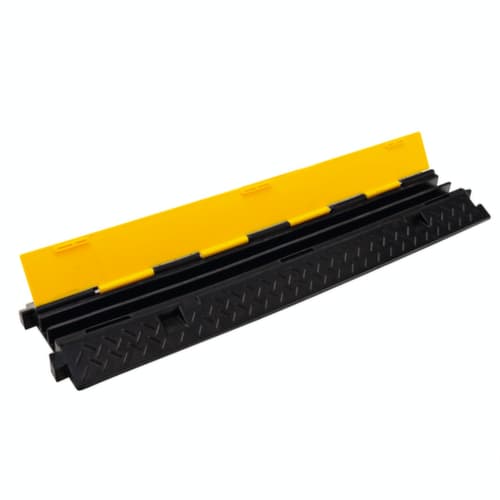 Moravia Kabelbrug MORION, breedte 1000 mm, zwart/geel