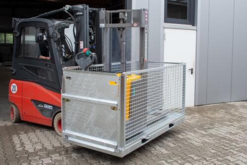 Bauer materiaal-transportpallet