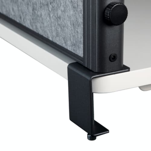 MAUL Tafelscheidingswand MAULconnecto Uplight, hoogte x breedte 515 x 1600 mm, wand donkergrijs