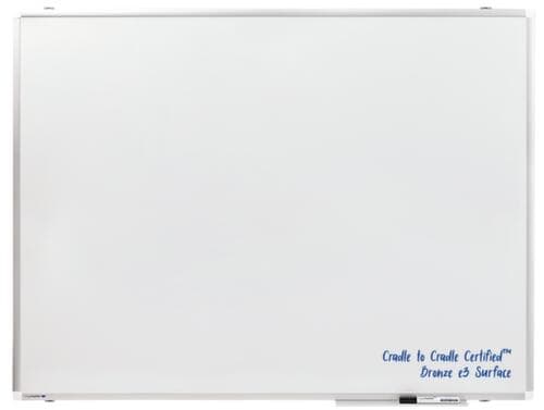 Legamaster Geëmailleerd whiteboard PREMIUM PLUS in wit, hoogte x breedte 900 x 1200 mm