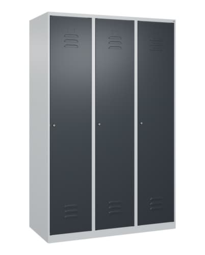 C+P locker Classic Plus met 3 vakken, vakbreedte 400 mm