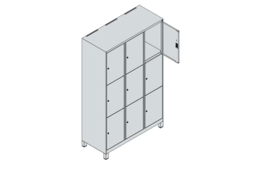 C+P Lockersysteem Classic Plus, 9 vakken