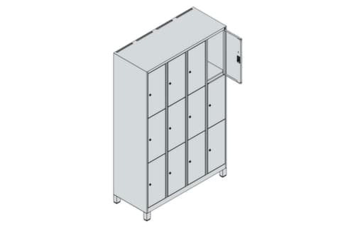 C+P Lockersysteem Classic Plus, 12 vakken