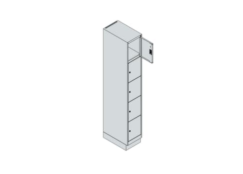 C+P Lockersysteem Classic Plus, 5 vakken