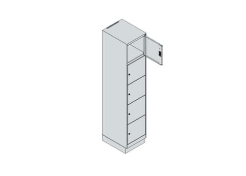 C+P Lockersysteem Classic Plus, 5 vakken