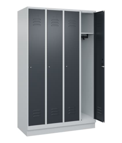 C+P locker Classic Plus met 4 vakken, vakbreedte 300 mm