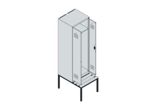 PBM-locker met bank