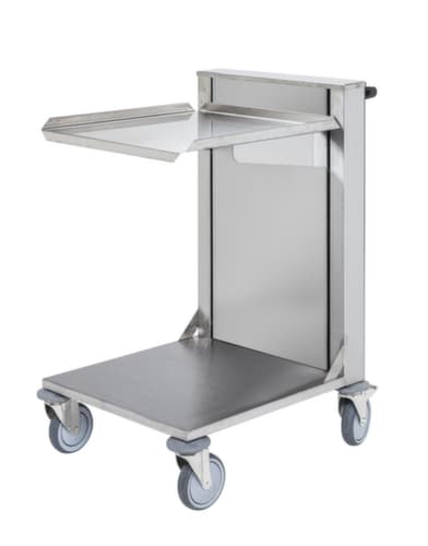 Kongamek kopwandwagen met 2 legborden, draagvermogen 150 kg, laadvlak lengte x breedte 510 x 510 mm