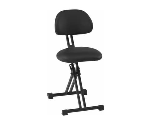 meychair Opvouwbare XXL opstahulp Assistent Futura AF-SR, zithoogte 550 - 770 mm, zitting zwart