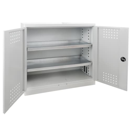 Kast voor gevaarlijke stoffen met opvanglegborden, hoogte x breedte x diepte 1000 x 1000 x 500 mm