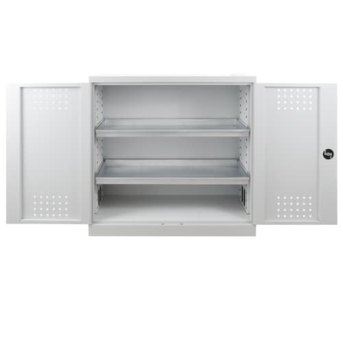 Kast voor gevaarlijke stoffen met opvanglegborden, hoogte x breedte x diepte 1000 x 1000 x 500 mm