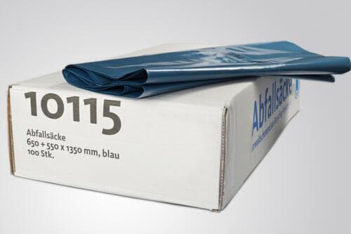 UDOBÄR Premium vuilniszak 100 stuks, 240 l, blauw