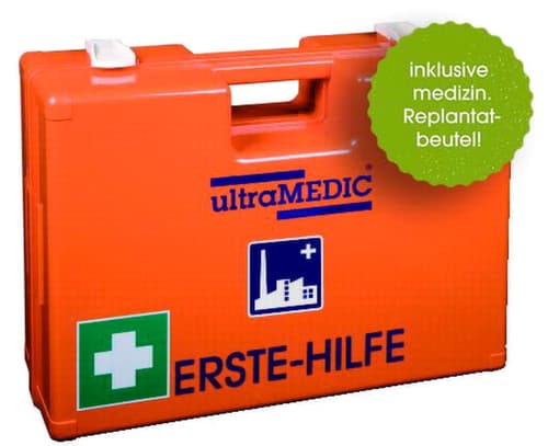 ultraMEDIC EHBO-koffer met branchespecifieke vulling, vulling conform DIN 13157