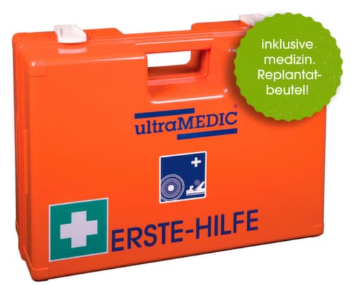 ultraMEDIC EHBO-koffer met branchespecifieke vulling, vulling conform DIN 13157