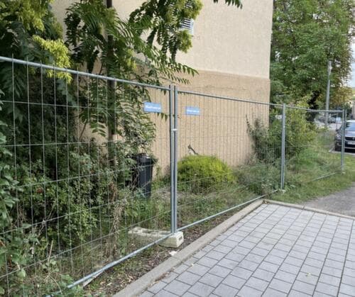 Schake Deur voor mobiele omheining, hoogte x breedte 1200 x 1200 mm