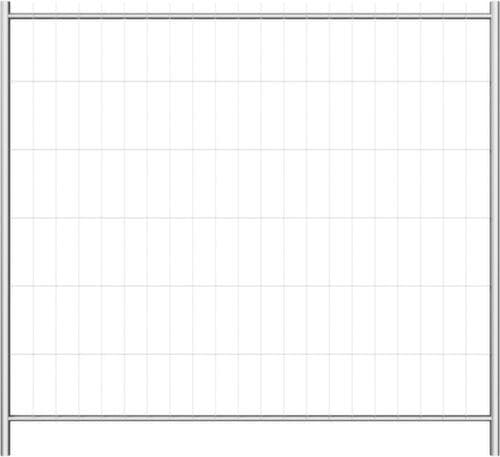 Schake Compensatie-element voor mobiele afrastering, hoogte x breedte 2000 x 2200 mm