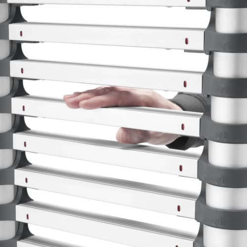 Hailo Telescoop-aanlegladder FlexLine T80 met sporten