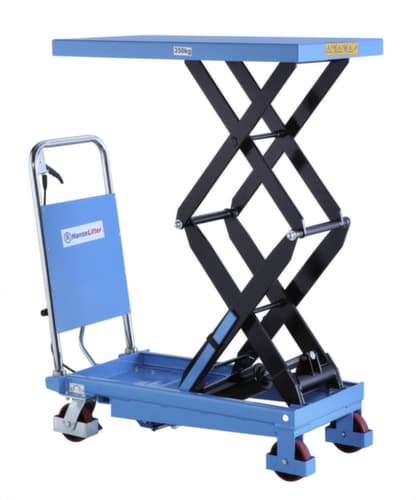 Hanselifter Schaarheftafel met handmatige hefaandrijving, 350 kg draagvermogen, 910x500 mm