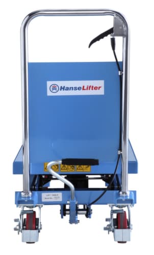 Hanselifter Schaarheftafel met handmatige hefaandrijving, 350 kg draagvermogen, 910x500 mm
