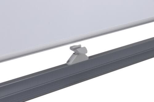 UDOBÄR Mobiel whiteboard aan weerszijden te gebruiken met draaibaar schrijfoppervlak, hoogte x breedte 2145 x 1580 mm
