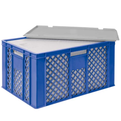 Euronorm-stapelbak met isoleerbox