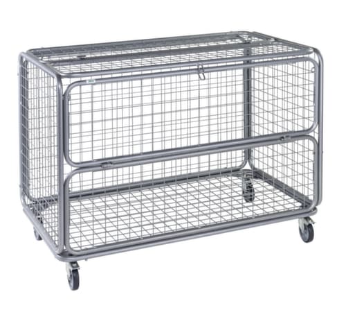 Kongamek Draadgaas bakwagen, draagvermogen 150 kg, laadvlak lengte x breedte 1180 x 662 mm