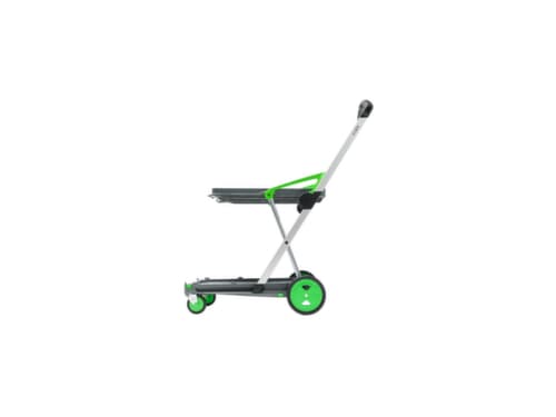 Vouwkrattrolley CLAX met vouwkrat, draagvermogen 60 kg, 2 etages