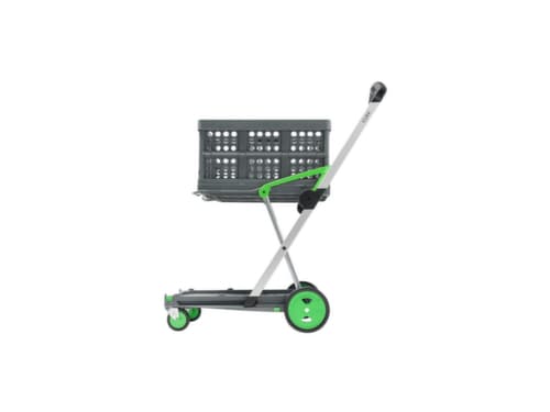 Vouwkrattrolley CLAX met vouwkrat, draagvermogen 60 kg, 2 etages