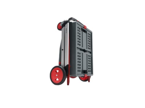 Vouwkrattrolley CLAX met vouwkrat, draagvermogen 60 kg, 2 etages