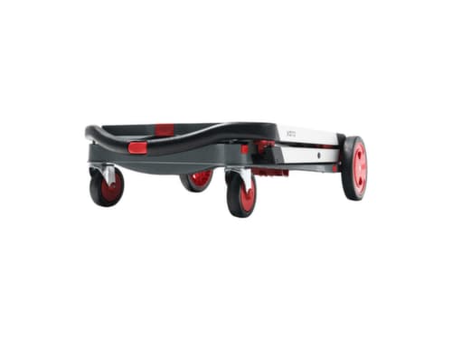 Vouwkrattrolley CLAX met vouwkrat, draagvermogen 60 kg, 2 etages