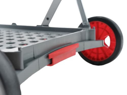 Vouwkrattrolley CLAX met vouwkrat, draagvermogen 60 kg, 2 etages