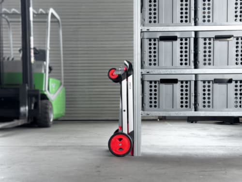 Vouwkrattrolley CLAX met vouwkrat, draagvermogen 60 kg, 2 etages