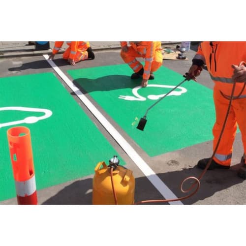 E-auto markeersymbool PREMARK®, E-auto laadstation