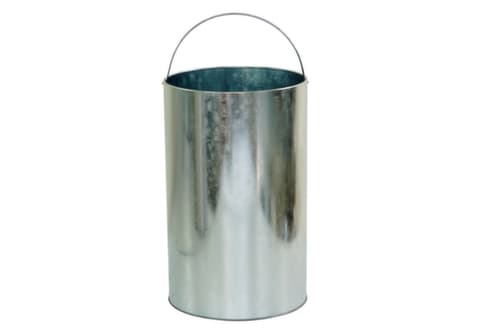 UDOBÄR RVS afvalbak, 50 l, rood