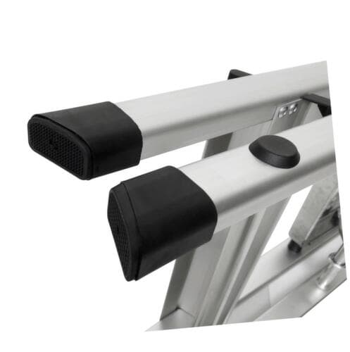 UDOBÄR Aluminium trapladder met bak, 4 treden met profiel