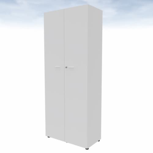 Quadrifoglio Kast met openslaande deuren T45 met dubbele openslaande deur, 5 ordnerhoogten, wit/wit