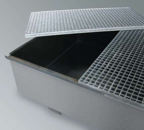 PE-toplaag voor stellingopvangbakken, breedte x diepte 3280 x 1300 mm