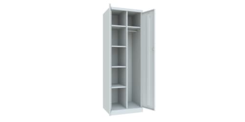 PAVOY Kleding/linnenkast Basis Plus met 4 legplanken, vakbreedte 300 mm