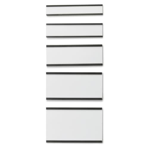 Magnetische korte etikethouders 20x80 mm
