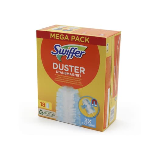 Swiffer stofmagneetverpakking met 18 plumeaus