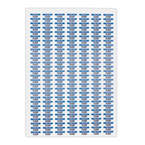 Matwitte etiketten in polyester 99,1x67,7 mm