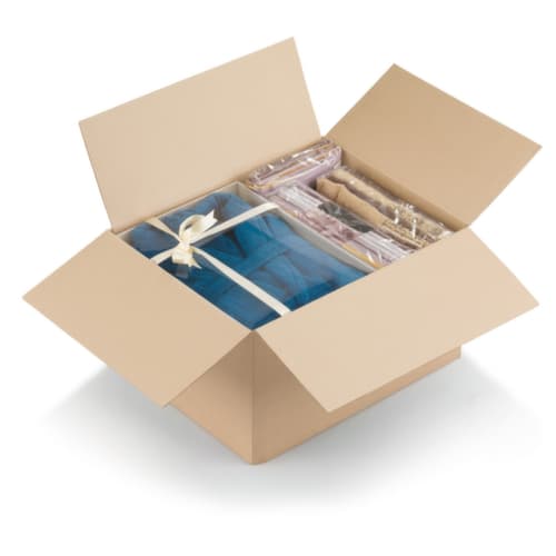 Doos van enkelgolfkarton met automatische bodem Raja 35 x 25 x 25 cm